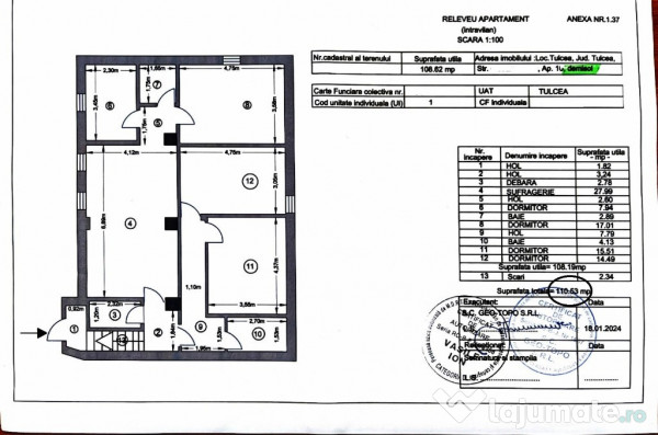 Spatiu comercial cartier E3- demisol si parter