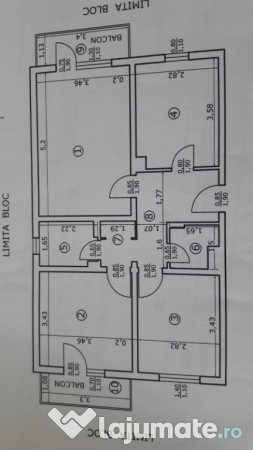 Apartament 3 camere de vanzare