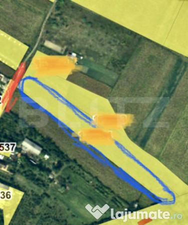 Teren extravilan, 9400 mp , zona 14 mai
