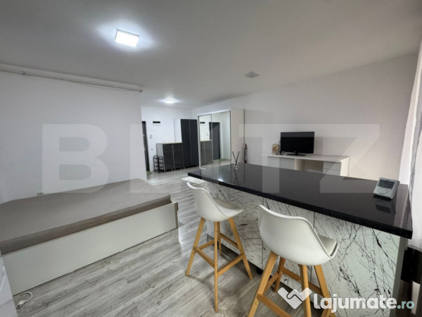 Apartament 1 camera, parcare subterana, 38 mp, zona abatorul