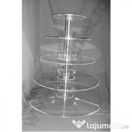 Suport De Tort Rotund Cu 5 Nivele Spev 12 1146 Ron Lajumatero