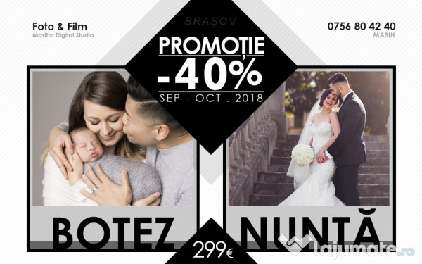 Foto Video Nunta Botez Brasov 299 Eur Lajumate Ro